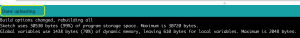 arduino ide upload done