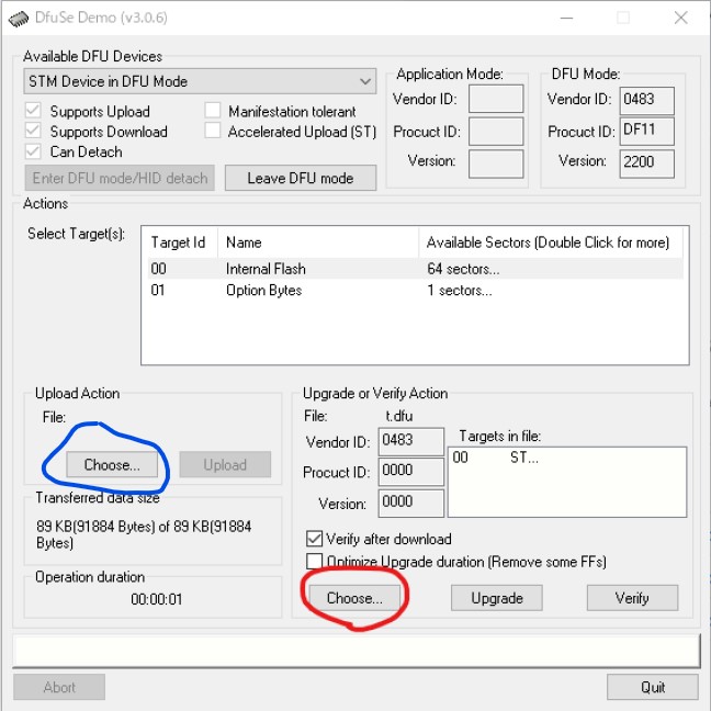 NanoVNA H ve H4 Firmware Güncellemesi Nasıl Yapılır? 2 Dfuse